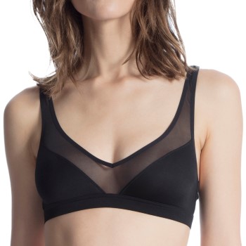 Calida Bh Feminine Air Soft Bra Sort Large Dame