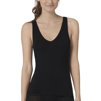 Sloggi Ever Cosy Wool Tank Top Sort Large Dame