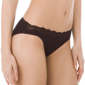 Calida Trusser Etude Toujours Low Cut Brief Sort bomuld Large Dame