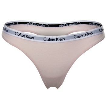 Calvin Klein Trusser Carousel Thong Lyserosa bomuld Large Dame