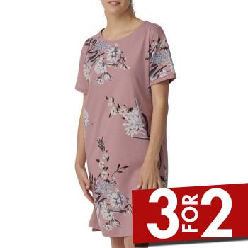 Triumph Lounge Me Cotton Nightdress 10 Rosa bomuld 40 Dame