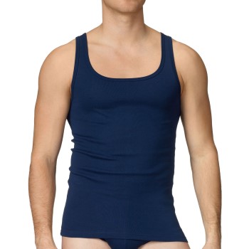 Calida Twisted Athletic Shirt 12010 Marine 890 bomuld Small Herre