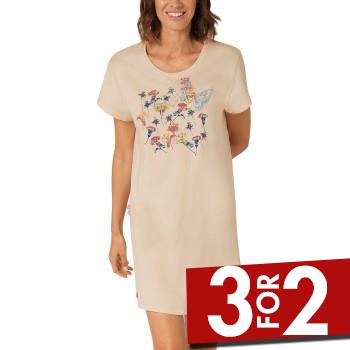 Triumph Lounge Me Cotton Nightdress 01 Beige bomuld 38 Dame