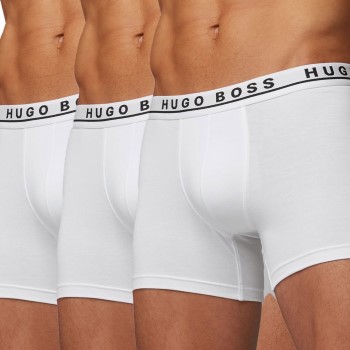 Hugo Boss 3P Cotton Stretch Boxer Brief Hvid bomuld Large Herre