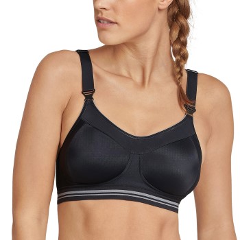 Schiesser Active Sport High Support Bra Sort A 70 Dame