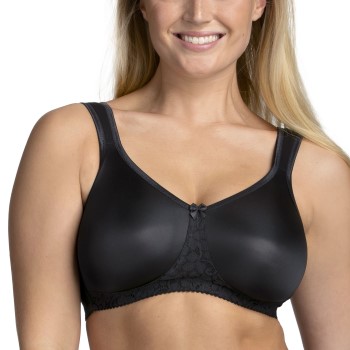 Miss Mary Smooth Lacy Moulded Soft Bra Bh Sort B 100 Dame