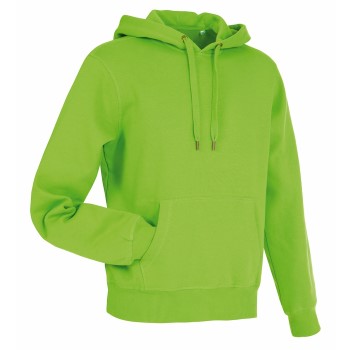 Stedman Men Active Sweat Hoodie Grøn Large Herre