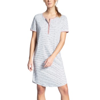 Calida Sweet Dreams Sleepshirt Hvid Mønster bomuld Large Dame