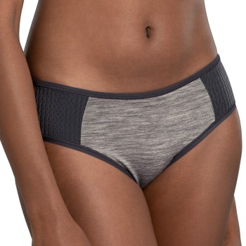Anita Trusser Active Wool Sport Brief Grå/Sort 36 Dame