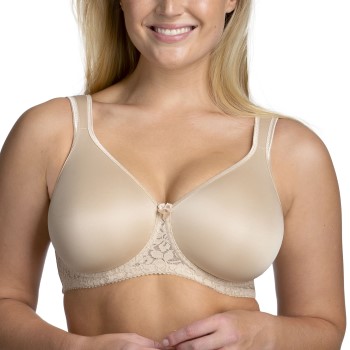 Miss Mary Smooth Lacy T-shirt Bra Bh Beige C 100 Dame