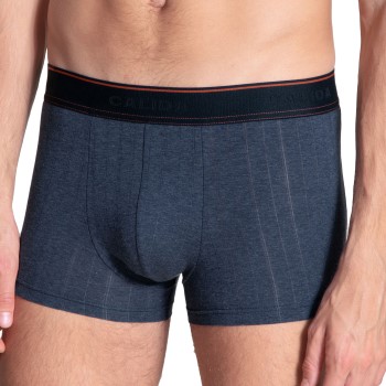 Calida Pure and Style Boxer Brief Marineblå bomuld Large Herre