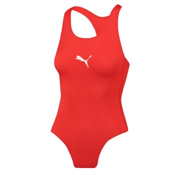 Puma Core Move Racerback Swimsuit Rød Large Dame