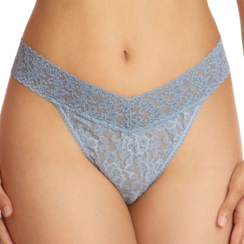 Hanky Panky Trusser Original Rise Thong Dueblå nylon One Size Dame