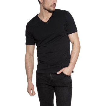 Bread and Boxers V-Neck Sort økologisk bomuld Large Herre