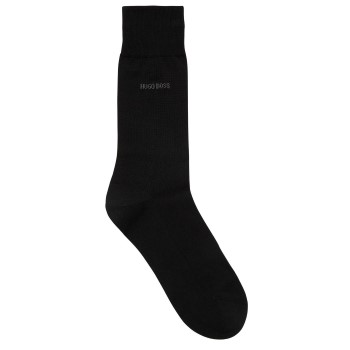 BOSS Business Mercerized Cotton George Finest Sock Strømper Sort merciseret bomuld Str 39/40 Herre