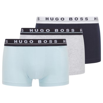 BOSS Trunk 3P Blå/Grå bomuld Large Herre