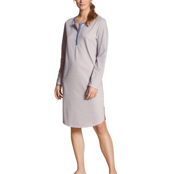 Calida Lovely Nights Nightdress Blå Mønster bomuld Medium Dame