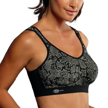 Anita Bh Active Extreme Control Sports Bra Sort mønstret B 100 Dame
