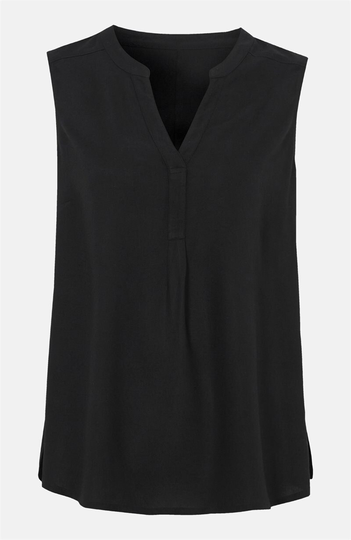 Ærmeløs bluse