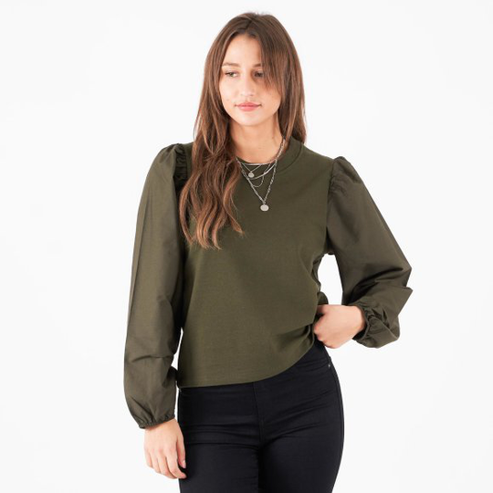 Purcassandra puff sweat