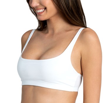 Bread and Boxers Soft Bra Bh Hvid økologisk bomuld Large Dame