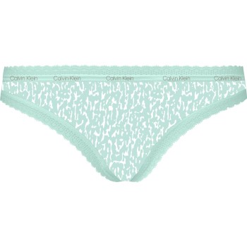 Calvin Klein Trusser Bottoms Up Refresh Thong Aqua polyamid Large Dame