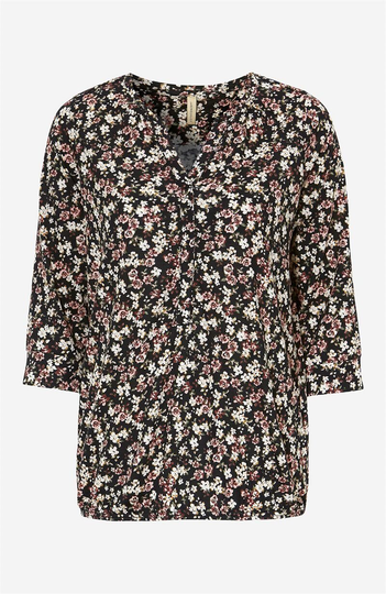 Blomstret jerseytop Felicity