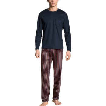 Calida Relax Placid Pyjama Marineblå bomuld Large Herre