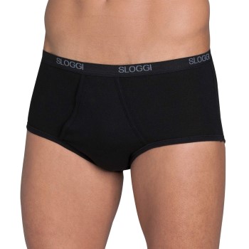 Sloggi For Men Basic Maxi Sort bomuld Small Herre