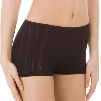 Calida Trusser Etude Toujours High-Waist Panty Sort bomuld Large Dame