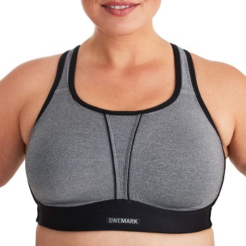 Swemark Movement Sport Bra Bh Grå B 100 Dame