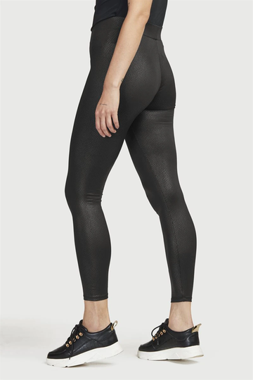 Belagte leggings med mønster