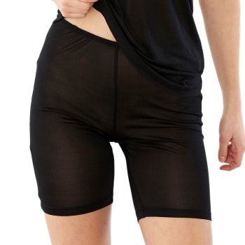 Damella Trusser Silk Shorts Sort silke Large Dame