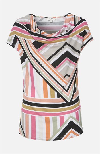 Draperet jerseybluse