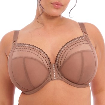 Elomi Bh Matilda Underwired Plunge Bra Lysbrun K 70 Dame