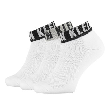 Calvin Klein Strømper 3P Drake Quarter Logo Cuff Sock Hvid Str 40/46 Herre
