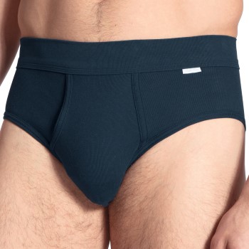 Calida Cotton 1 Herr Midi Gylf 23112 Marineblå bomuld Small Herre
