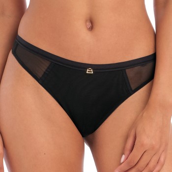 Freya Trusser Snapshot Thong Sort nylon Large Dame