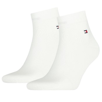 Tommy Hilfiger Strømper 2P Men Quarter Sock Hvid Str 39/42 Herre