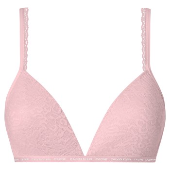 Calvin Klein Bh CK One Lace Triangle Bra Lyserosa Large Dame