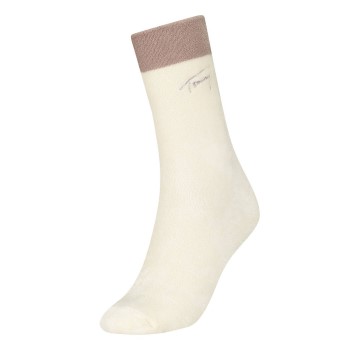 Tommy Hilfiger Strømper Women Tencel Cosy Home Sock Benhvid Str 39/42 Dame