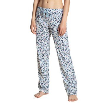 Calida Favourites Spring Pants Blå Mønster bomuld Large Dame
