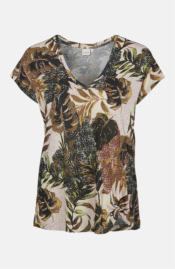 Mønstret jerseybluse Bastillia