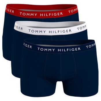 Tommy Hilfiger 3P Classic Trunk Blå/Hvid Small Herre
