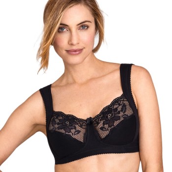 Miss Mary Lovely Lace Soft Bra Bh Sort E 110 Dame