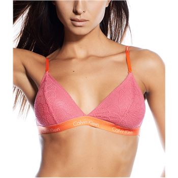 Calvin Klein Bh CK One Triangle Top Desert Hibiscus Hibiskus bomuld Large Dame