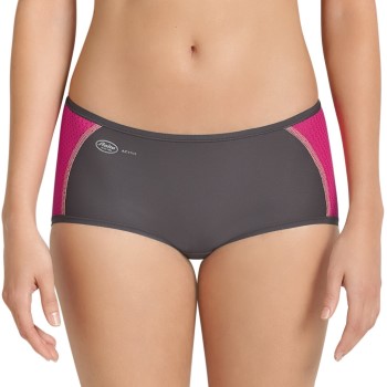 Anita Trusser Active Sporty Brief Panty Grå/Rosa 36 Dame