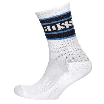 BOSS QS Rib Stripe Sock Strømper Hvid Str 39/42