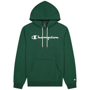 Champion Classics Men Hooded Sweatshirt Mørkgrøn Large Herre