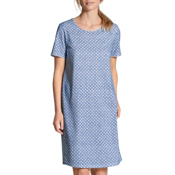 Calida Sunset Dreams Nightshirt Lyseblå bomuld Large Dame